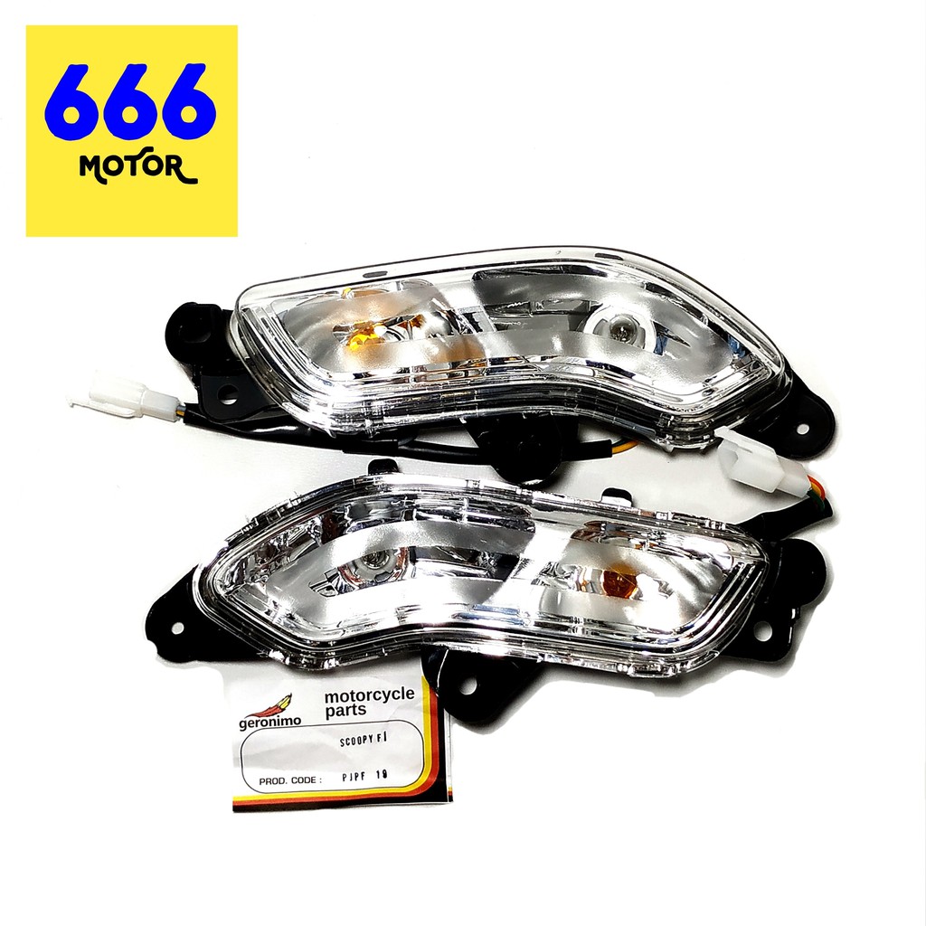 666MOTOR LAMPU SEN DEPAN/ FRONT WINKER ASSY SCOOPY FI