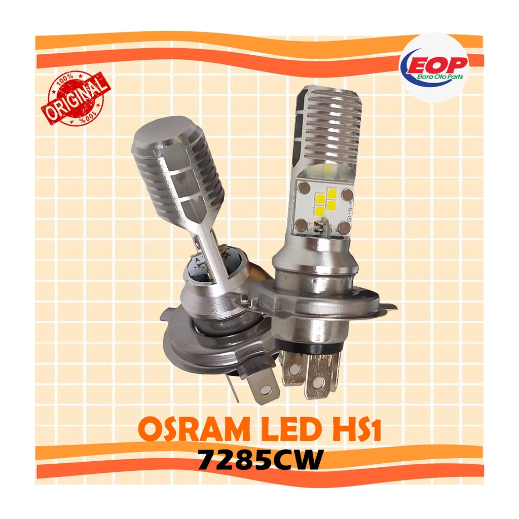 Bohlam Lampu Depan LED HS1 OSRAM Ninja R RR 150 Z250SL AC/DC 7285CW