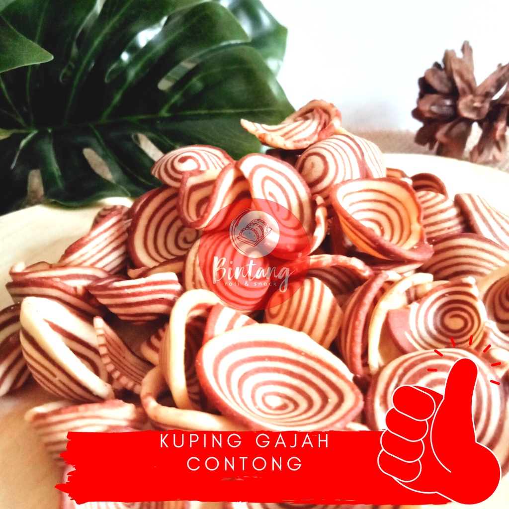 

Kuping Gajah Contong 500 gr | free Bubble free kardus
