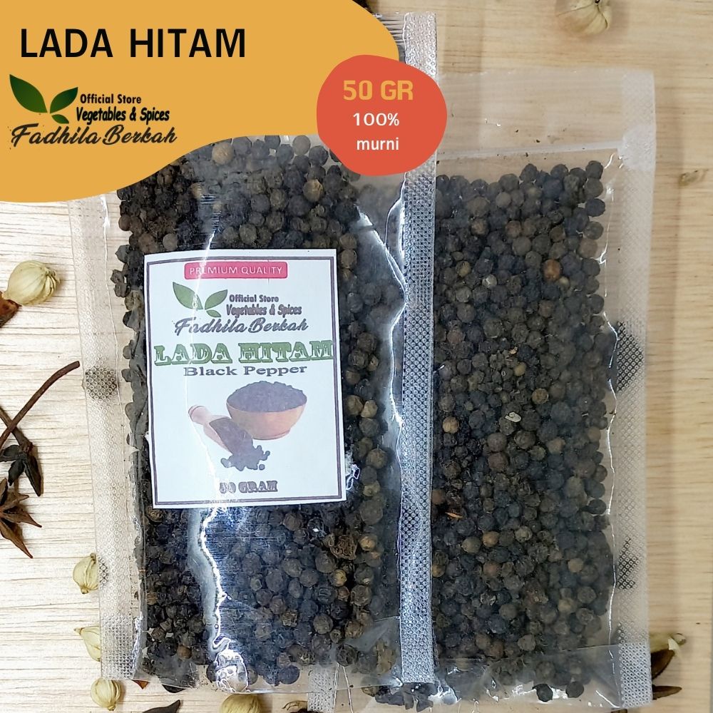 

Biji Lada Hitam 50gr | Biji :Lada Hitam Utuh| Lada Hitam Bumbu Masak| Lada Hitam Bumbu| resep Herbal JSR Rempah Whole Black Pepper Rempah JSR PREMIUM QUALITY