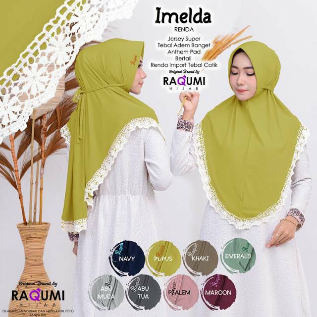 JILBAB INSTANT IMELDA ORI AHFILL / FARRAH ARJUNA HIJAB