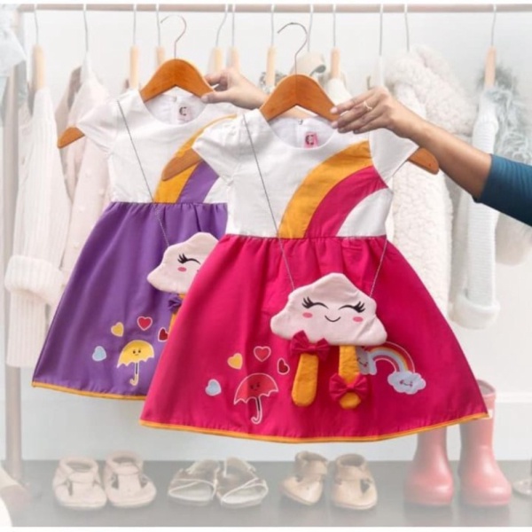 Jual Two Mix Baju Bayi Perempuan dan Gaun Bayi 2918 - Ungu 1 Diskon