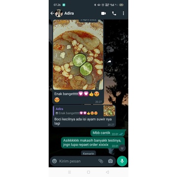 

baso Aci isi ayam suwir enakkk