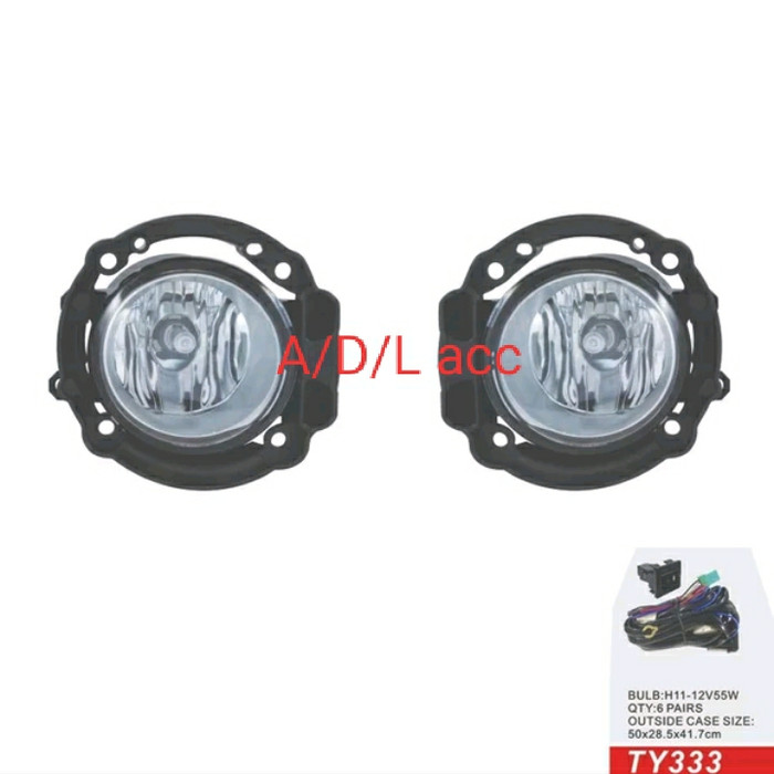 foglamp bemper BUMPER DEPAN lampu SOROT kabut MOBIL toyota avanza new VVTI 2008 DLAA