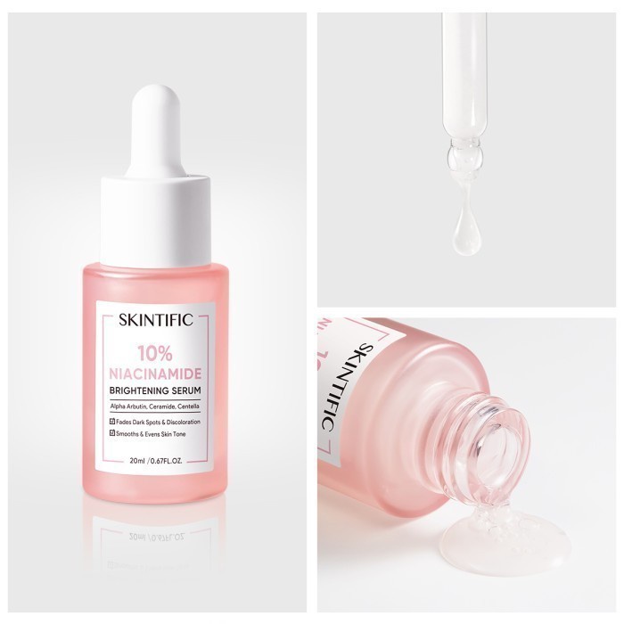 ✨ AKU MURAH ✨ SKINTIFIC 10% Niacinamide Brightening Serum 20Ml BPOM