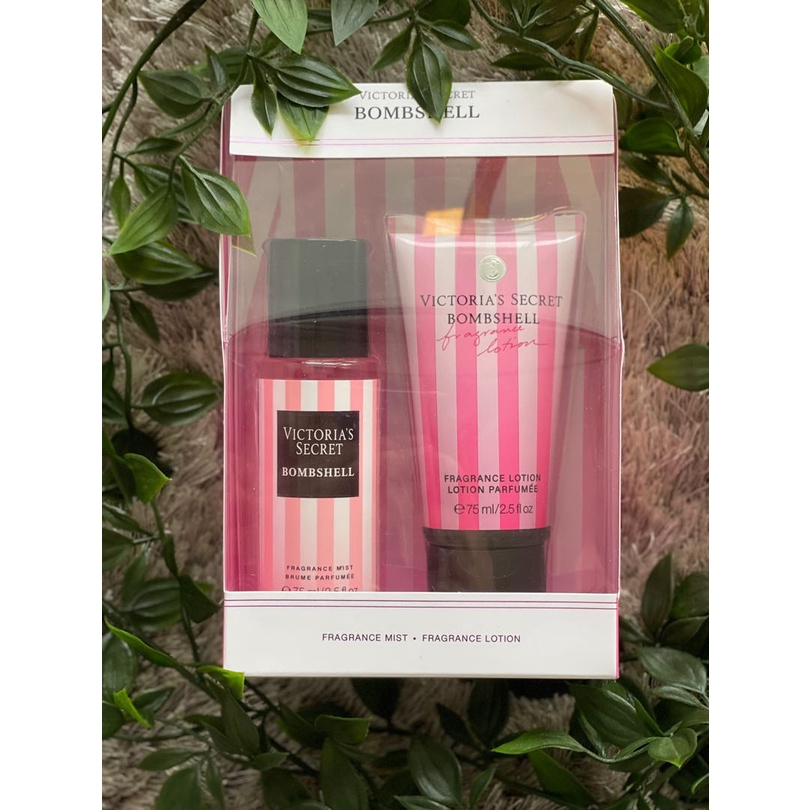 PAKET PARFUM DAN LOTION VICTORIAS SECRET GIFT SET