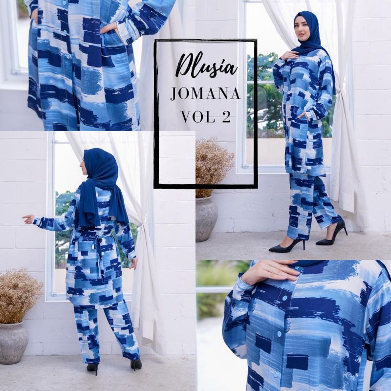 Set Rayon DLUSIA JOMANA Baju setelan rayon