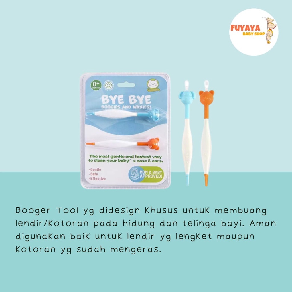 Oogiebear &amp; Boogertool Pembersih Hidung dan Telinga Bayi Karakter / Booger tool NEW X KIDS