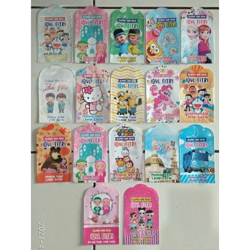 

8pcs perpack amplop lebaran
