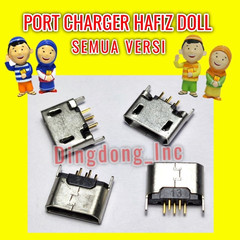 PORT CAS CHARGER BONEKA HAFIZ TALKING DOLL SMART HAFIZ HAFIZAH TALKING