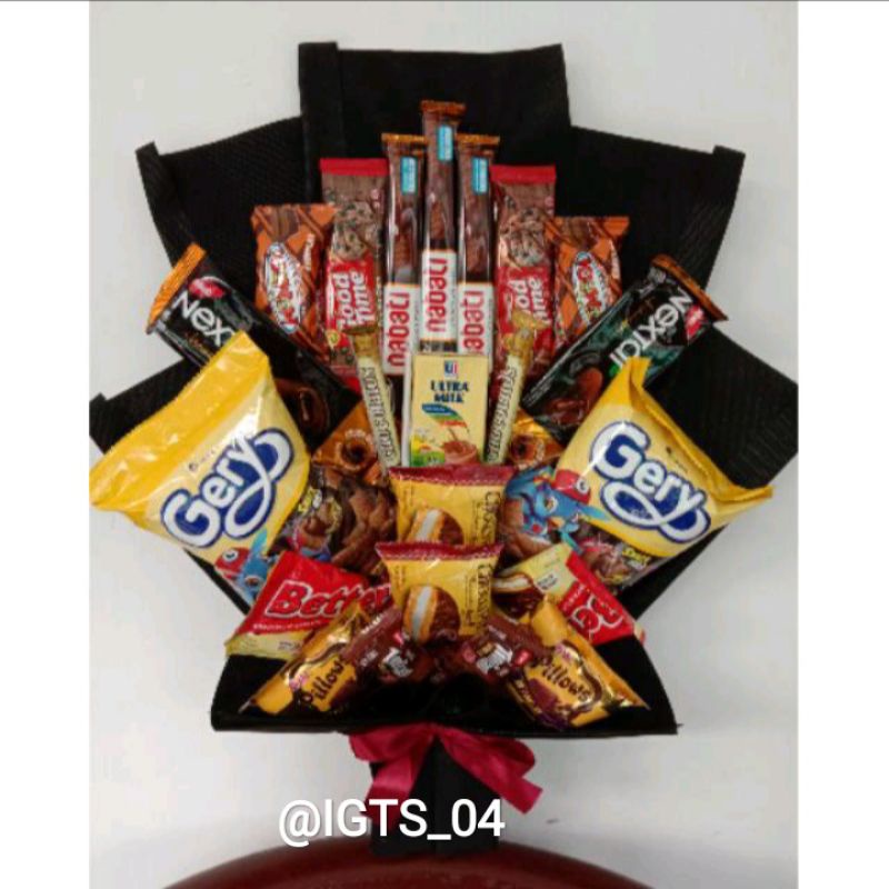 

buket snack/buket makanan/ buket