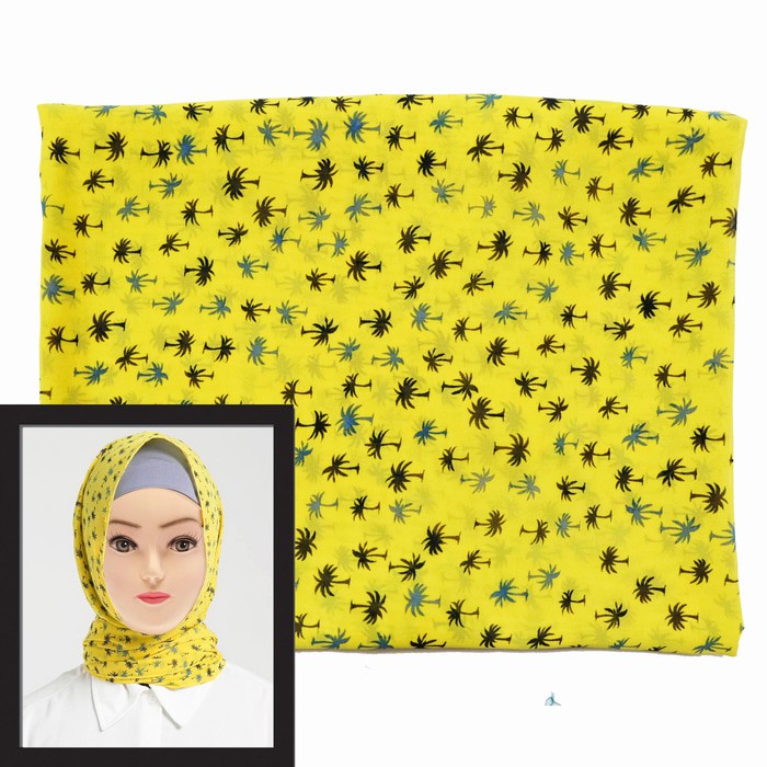 Hijab / Jilbab Wanita Poponina Rodeo Drive Scarf (Yellow)