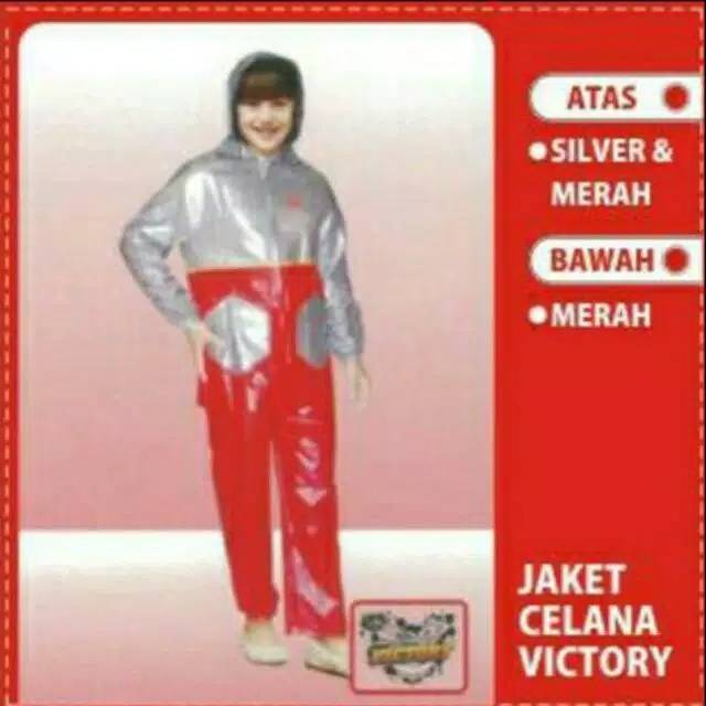 Jas hujan jaket celana Remaja VICTORY indoplast