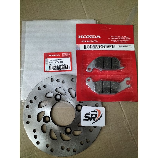 piringan cakram belakang dispt (KTM-KPP) Honda original super x125 FI  blede Fi