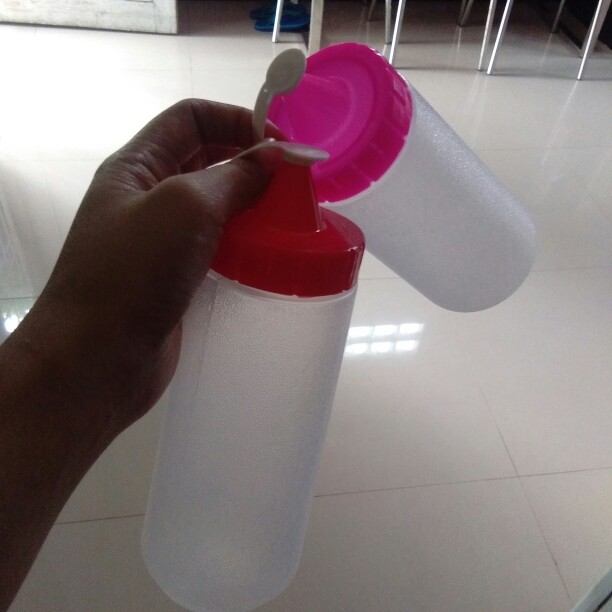 89hl011 Botol Kecap / Shoyuu 500ml Tutup Warna