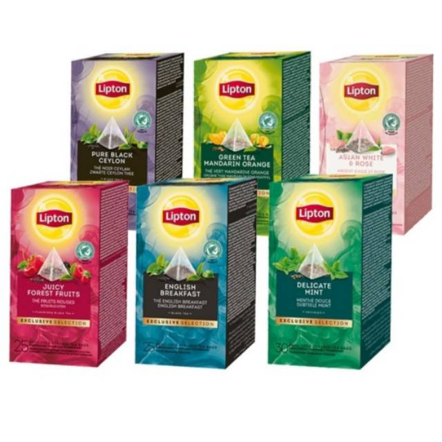 

Lipton Exclusive Selection Tea Bag Mint Green Tea White Rose Camomile Honey Mango Peach Teh Celup Kantong Herbal 20s 25 sachets Camomile Cardamom Black Tea Pure Green Tea Non Bitter Mint Lemon Ginger Hibiscus