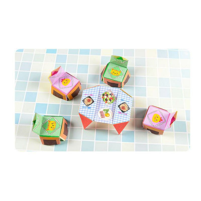 Kertas Origami 3D 152 pcs