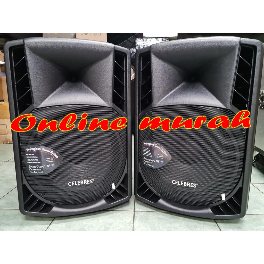 speaker aktif pasif celebress 15-14 model rcf 2bh 15 inch 800watt