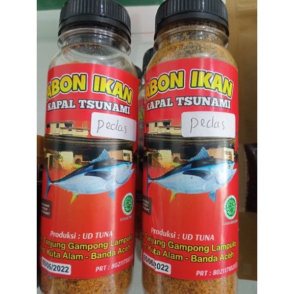 

Abon Ikan Cap Kapal Tsunami PEDAS PEDAAAAS 100 gr