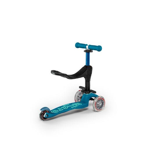 MINI MICRO 3 IN 1 DELUXE PLUS / SCOOTER/ STROLLER ICE BLUE