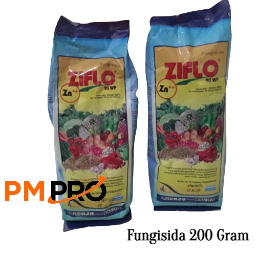 Obat Pertanian Fungisida Zilfo 90 WP 200 Gram  Mengandung Bahan Aktif Ziram 90 % Pembasmi Penyakit J