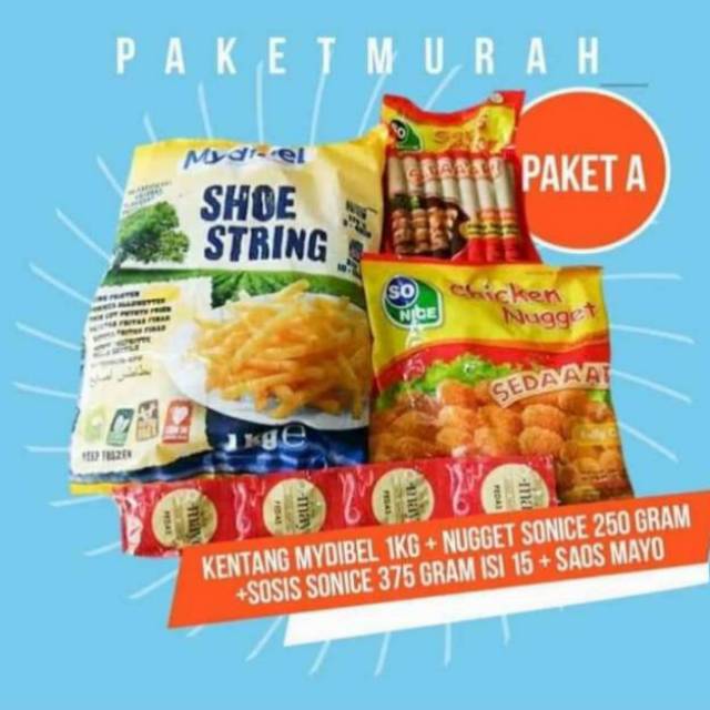 PAKET KOMPLIT SO NICE FREE TAS DAN SAOS MAYO