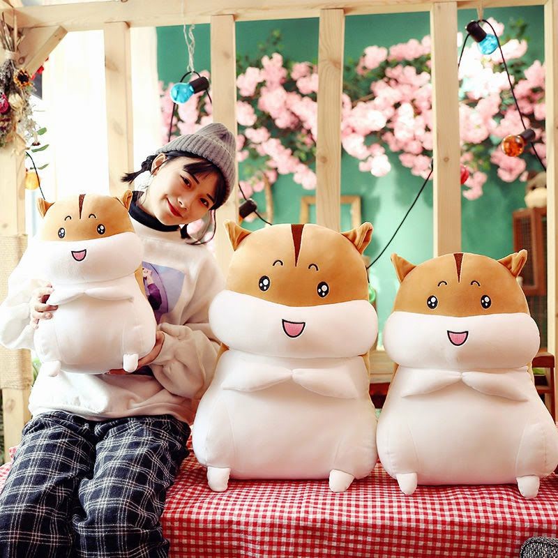 Boneka Animal Hamster coklat / Maianan anak lucu dan lembut/murah 35 cm