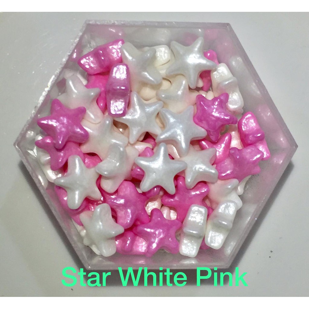 Cake Decoration/Hiasan Kue - Sprinkles Pearls Hearts Stars Mermaid Unicorn Mix