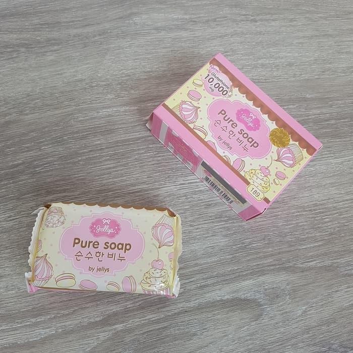 Jellys Pure Soap  New Glutathione  Sabun Pemutih  Original Thailand