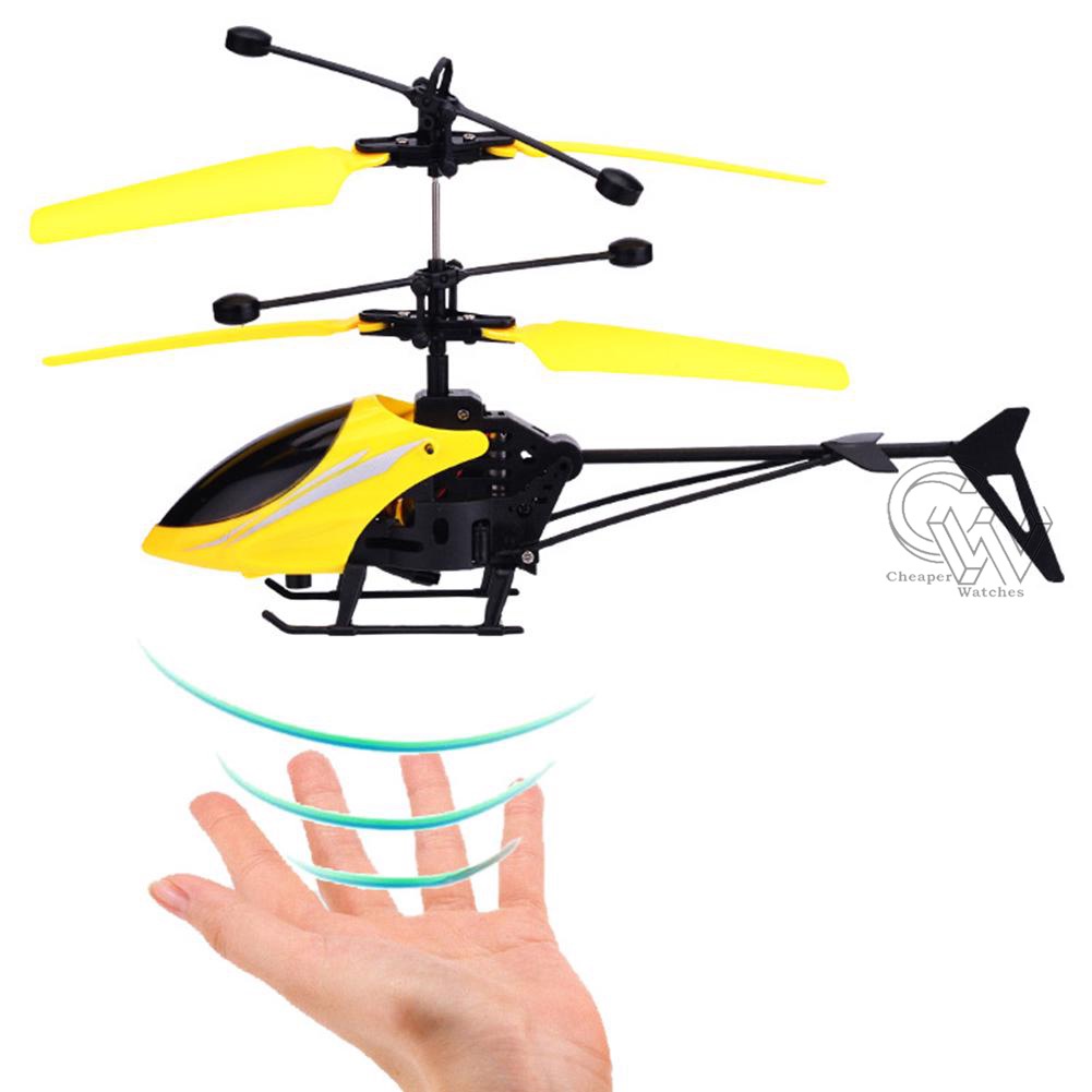 Cheaper-Mainan Helikopter Terbang Sensor Tangan Hand Controlled Flying