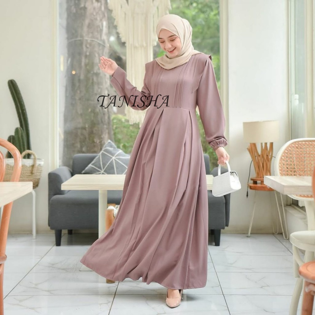 tanisha dress elegant terlaris
