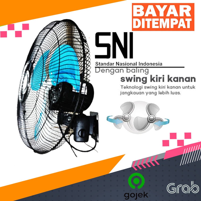 Advance WF1801 Kipas Angin Dinding Besi Tornado18 inci