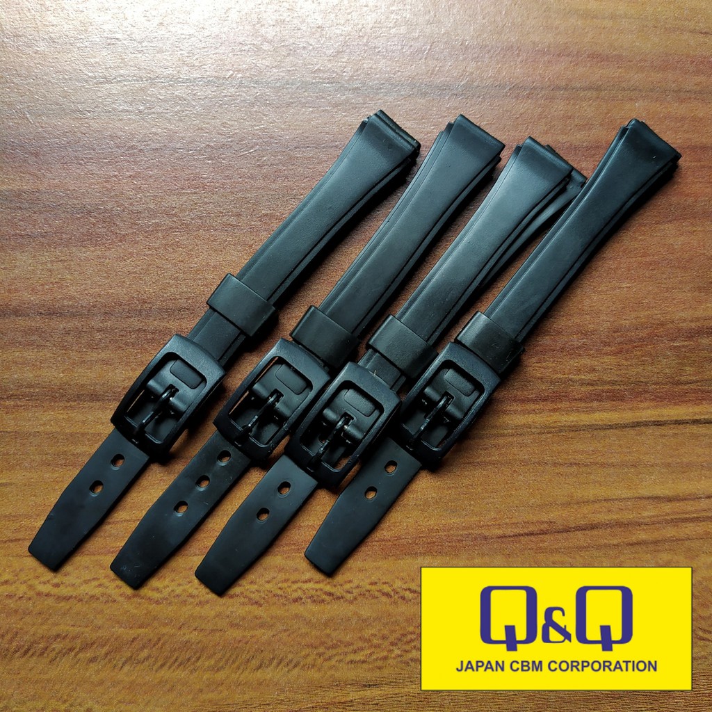 Strap Tali Rubber Karet 12mm Q&amp;q Qq Qnq Strap 12mm.