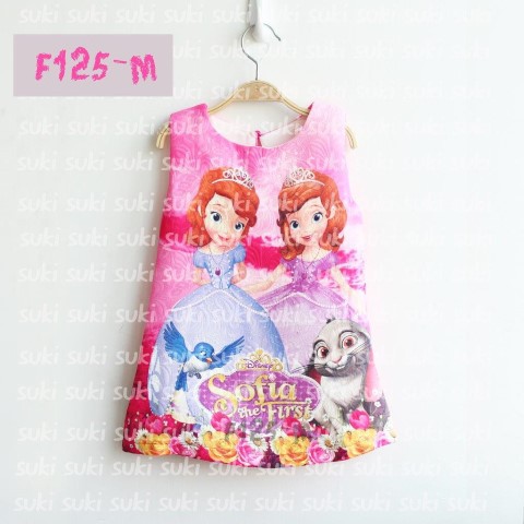 Dress Jacquard Anak Perempuan Princess Sofia (F125-M)