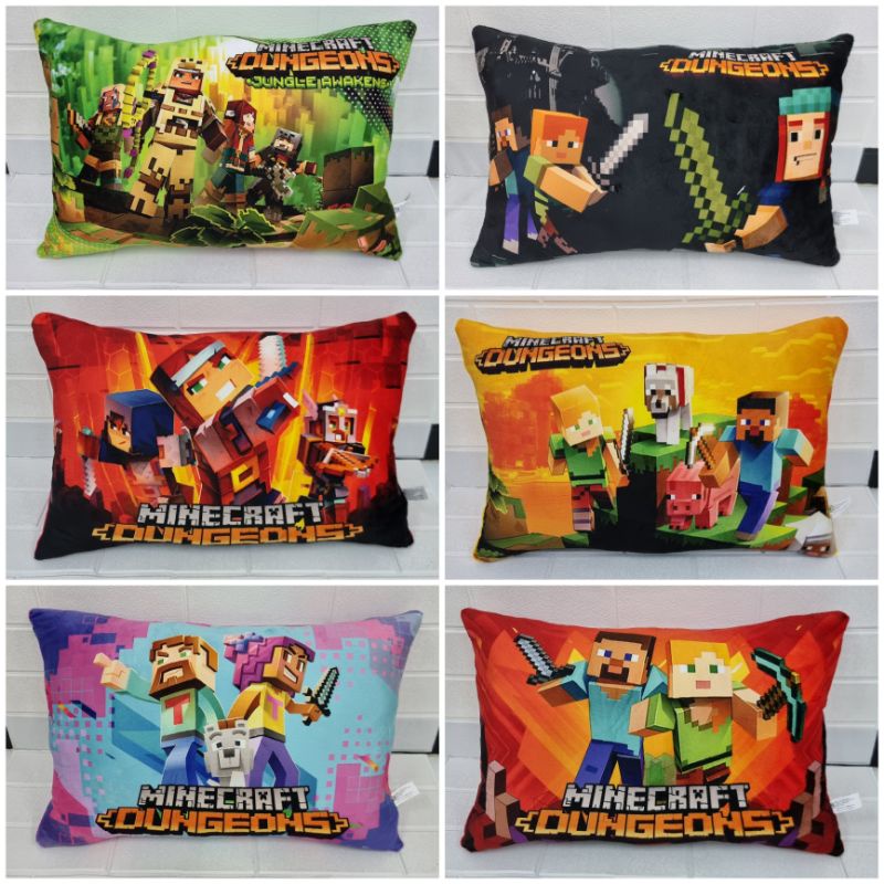 Bantal Kotak 58 ROBLOX MINECRAFT / Ro Blox Mine Craft Bahan Bulu Halus