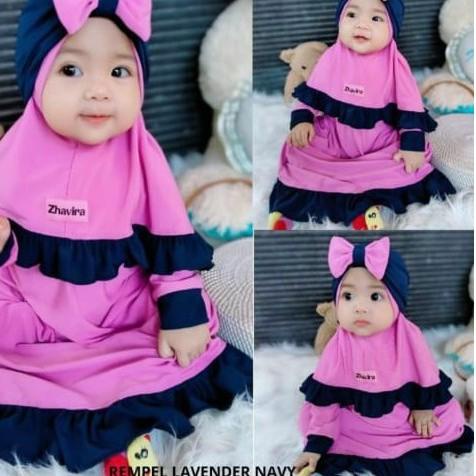 Berkualitas Gamis Marwah Syari / Gamis Bayi / Gamis Anak Bayi / Gamis / Gamis Bayi Perempuan ,.