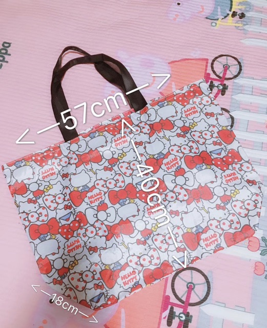 Tas Lipat travel bag TL004 organizer Foladable Folding Hello Kitty