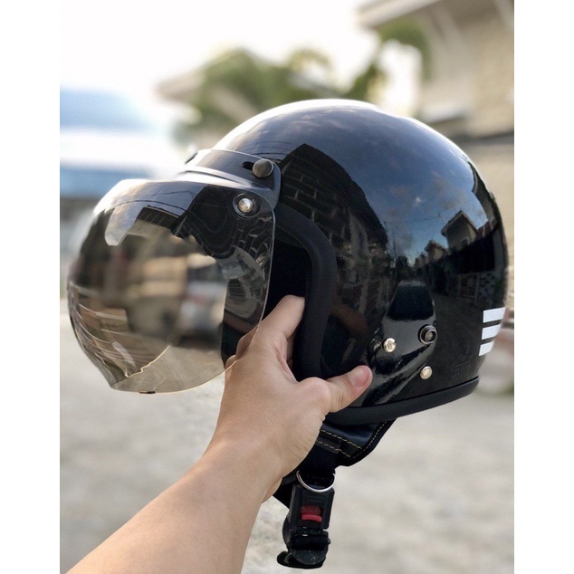 Helm Bogo Classic Dewasa Wanita Pria Cepol Hijab Retro SNI