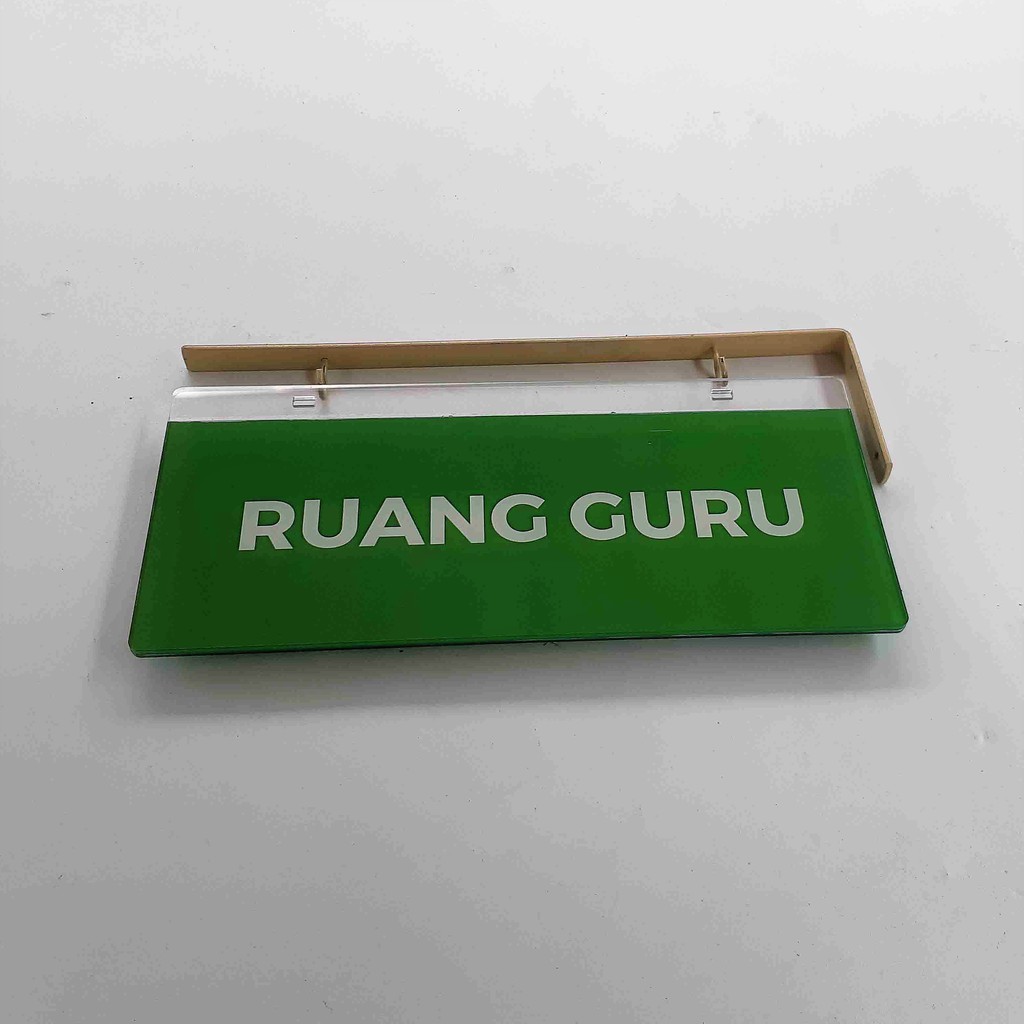 

Papan Akrilik Ruang Guru, Nama Ruang Akrilik : Ruang Guru, Papan nama ruang sekolah