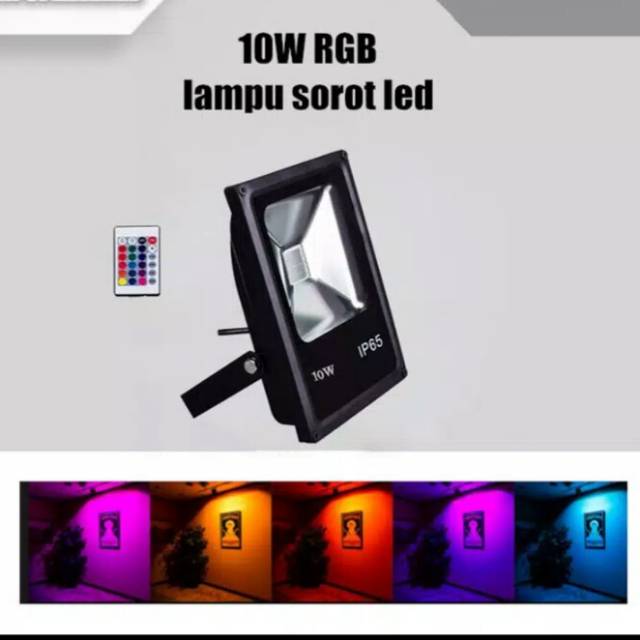 Lampu sorot  rgb