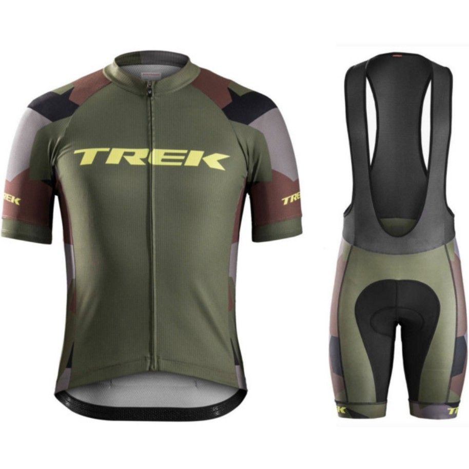 Jersey Sepeda TREK Import Setelan Kaos Celana BIB Roadbike