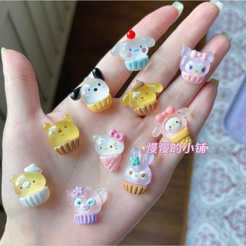 Clay resin Donat Sanrio Cupcake