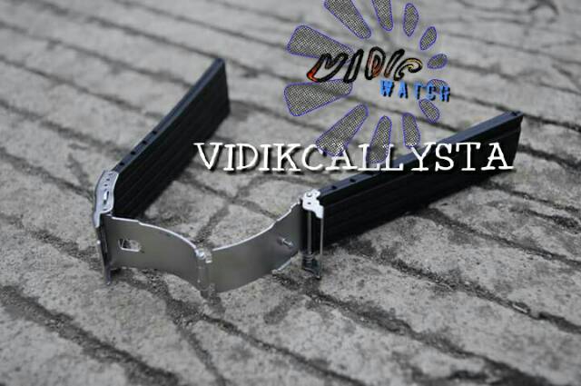 20 22 24 RUBBER STRAP TALI KARET JAM TANGAN UNIVERSAL RUBBER ENGSEL 20MM 22MM 24MM