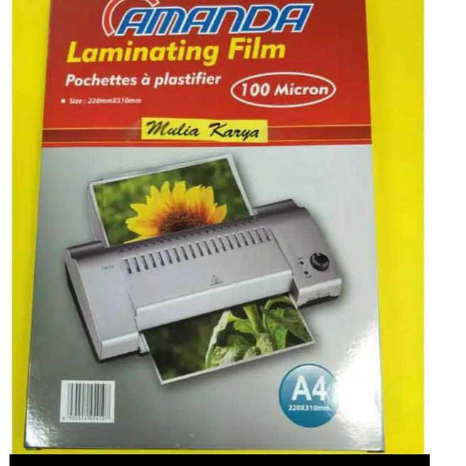 

' L6Q Plastik Laminating AMANDA A4 ✬