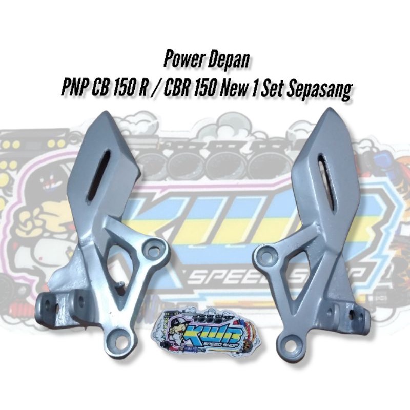 Power footstep foot step postep bostep cb150r cb 150 r cbr 150 new  pijakan kaki depan cb150r cb 150 r cbr 150 mew sepasang