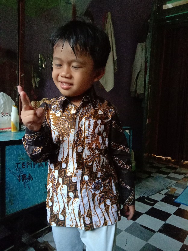 Kemeja Anak Laki-laki Batik Lengan Panjang 2-11 Tahun /kemeja Anak  Kemeja Anak Katun Catra