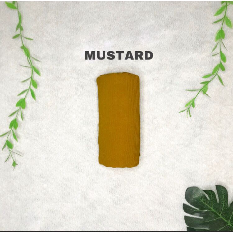 PHASMINA PLISKET LIDI DUYUNG  {90 X 180} AZARA-MUSTARD