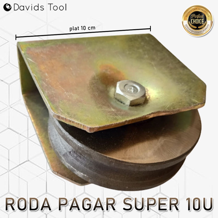 Roda Pagar Besi Gerbang Super 10cm U