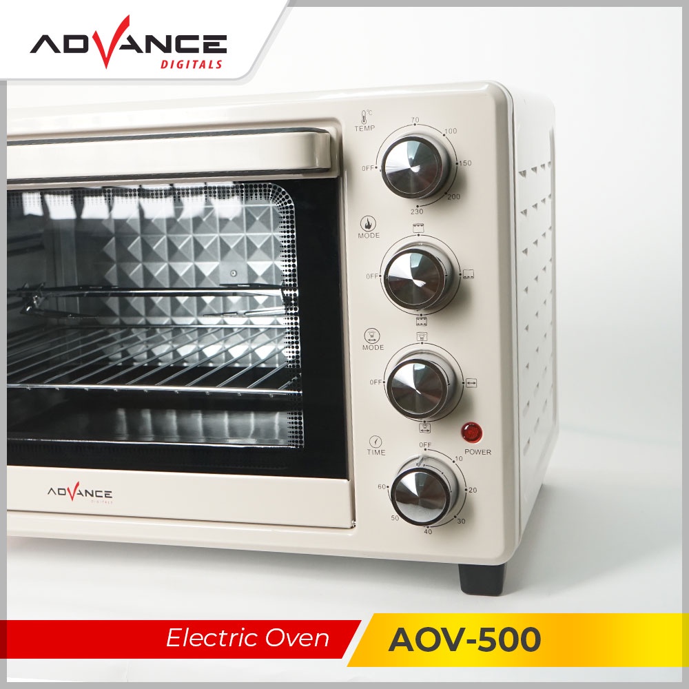 【CUCI STOCK】ADVANCE Electric Oven (Oven Listrik ) AOV-500 Kapasitas 33L Garansi Resmi 1 tahun