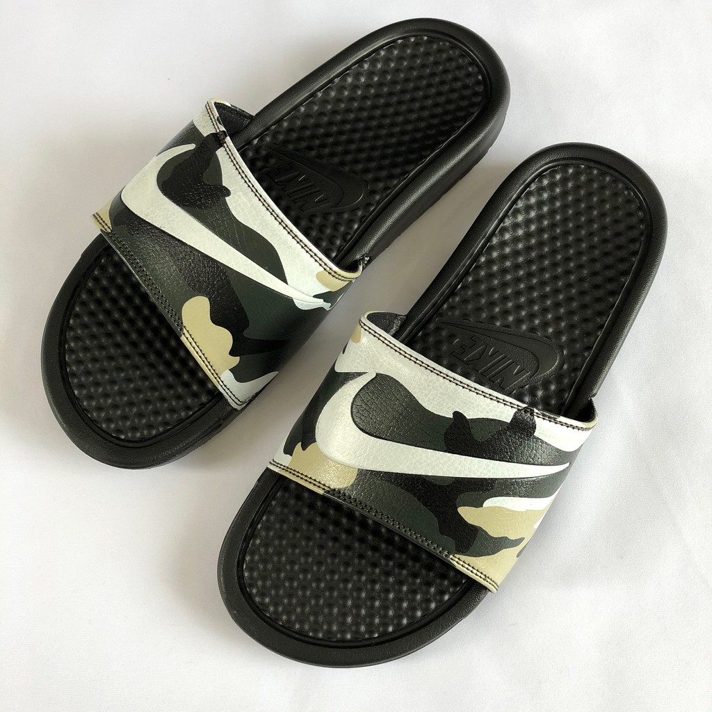 Nike Benassi Slides Swoosh Camo